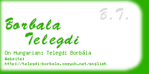 borbala telegdi business card