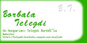 borbala telegdi business card